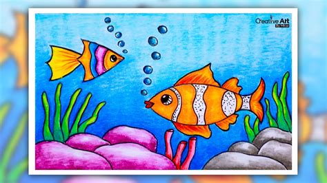 how to draw underwater animals|How to Draw an Underwater Scene .